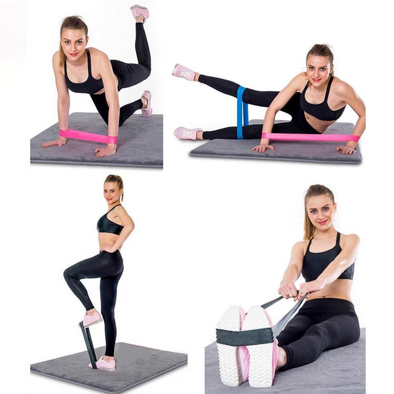 Yoga Elastic Band Resistance Band Open Shoulder Pull Back Strength Training Fitness Elastic Band Squat Men and Women Hip Pull Band
