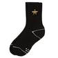 Two Pairs of Women's Stockings Five-pointed Star Embroidery All-match Fashion Sports Cotton Street Stockings