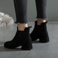 Winter Boots Women Ankle Boots For Women Thick Heel Slip On Ladies Shoes Boots