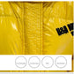 Glossy Wash-free Winter Padded Coat Women's Mid-length Over-the-knee Loose Bread Coat Thick Padded Coat
