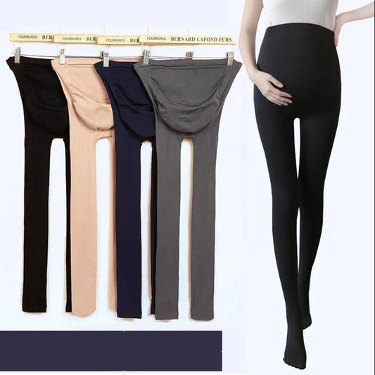 Pregnant Women's Stockings Spring and Autumn Leggings Anti-hook Outer Wear Rompers Socks Modified Leg Type Sexy One-piece Stockings
