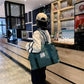 Large Capacity Travelling Bag Portable Luggage for Business Trip Korean Dog Tooth Bag Ladies Leisure Single Shoulder Bag Waterproof Storage Bag