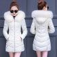 Women's Jacket Winter Jacket Medium-Long Cotton Parka Plus Size Coat Slim Ladies Casual Clothing