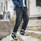 Jeans Men's Trend Loose Straight Spring and Autumn Trousers Trend Wide-leg Pants All-match Trousers