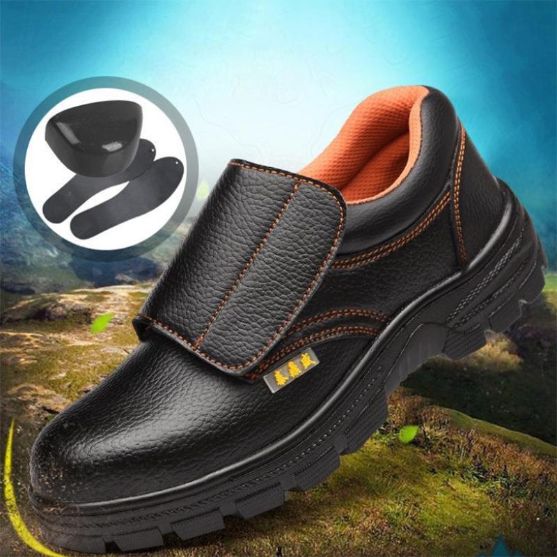 Steel Toe Cap Protective Shoes Anti-smash and Anti-stab Safety Shoes Anti-static Insulating Non-slip Work Shoes