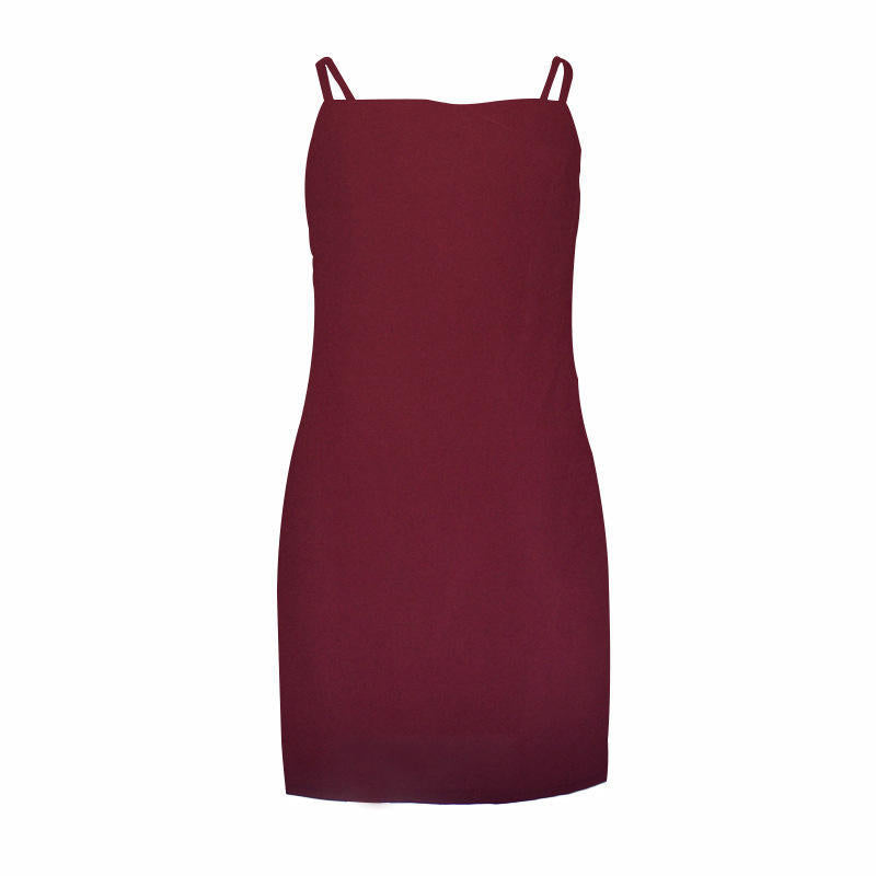 Summer Strap Beach Skirt Sexy Backless Bow A-line Dress Summer Casual Dress