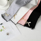 Girls' Leggings Children's Spring and Autumn Thin Bow Korean Ninth Pants Baby Outer Wear and Inner Wear Stretch Pants