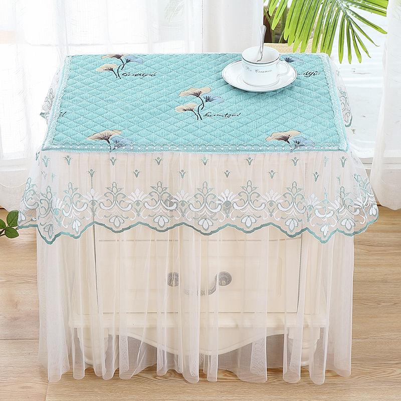 Bedside Table Cover Dust Cover Floor Type Non-slip Cover Dressing Stool Coffee Table TV Cabinet Cover Multi-function Cover Cloth Tablecloth