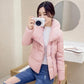 Winter Short Ladies Down Jacket Korean Fashion Loose Thick Large Size Cotton Turtleneck Jacket