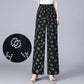Ice Silk Drape Wide-leg Pants Summer Thin Pants Women's Loose and Thin Straight-leg Pants