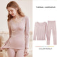 Women Winter Autumn Warm Clothes Thermal Underwear O-neck Tops Pants Female Tight Suit Thicken Comfortable Long Sleeve High Elasticity Slim Tracksuit