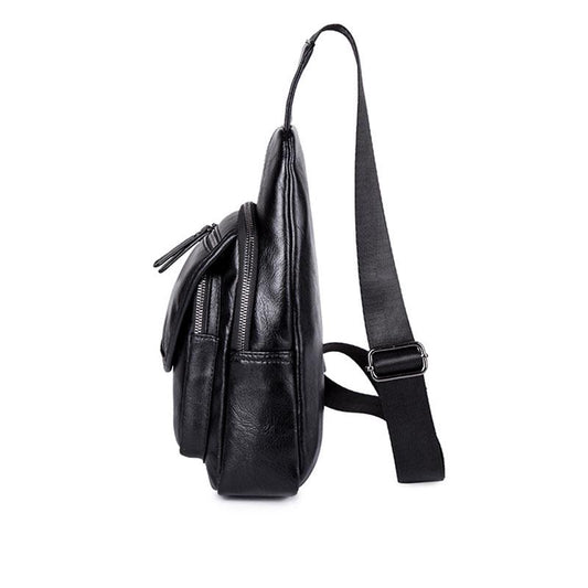 Chest Bag Men Waterproof Large Capacity Multi-pocket Crossbody Outdoor Sports Shoulder Bag