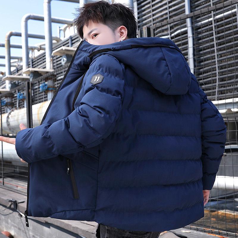 Men's Thick Down Jacket Winter Jacket Short Large Size Bread Suit Trendy Warm Jacket