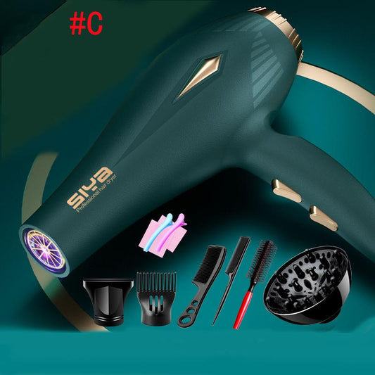 1500W Luxury Hair Dryer Set Blu-ray Care Hot/cold Hair Dryer High Power Barber Equipment for Home Hair Salon