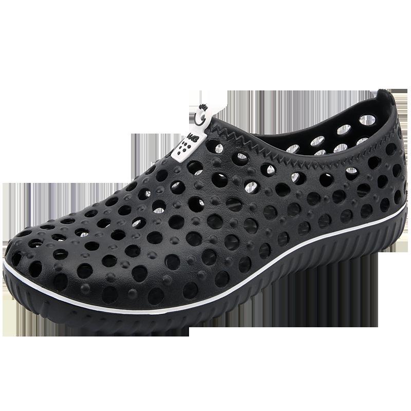 Beach Shoes Men's Nest Beach Sandals Soft Bottom Comfortable Lazy Sets of Feet Hole Shoes