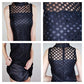 Summer Sleeveless Dress Women Loose Lace Hollow High Waist Dress Large Size A-line Dress