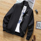 Men's Spring and Autumn Jacket Casual Men's Stand-up Collar Solid Color Casual Jacket Trend Men's Clothing
