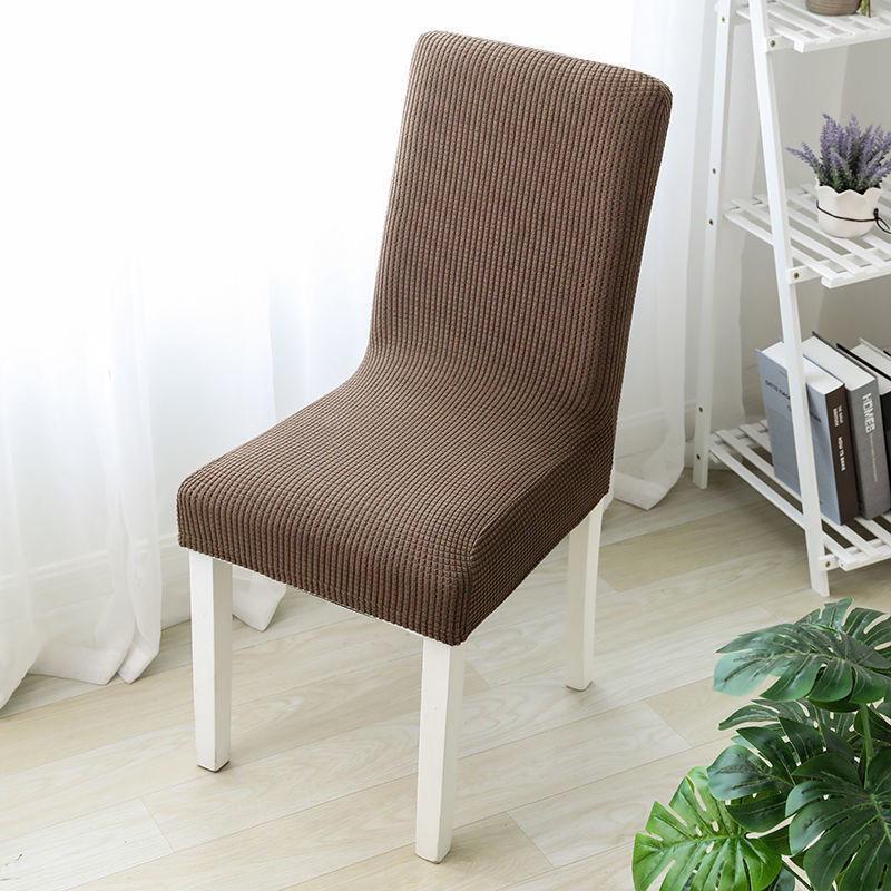 Solid Color Spandex Chair Covers Stretch Dining Room Seat Cover Elastic Chair Protective Case for Restaurant Wedding Banquet