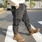Boys' Pants Plus Velvet Thickening New Autumn Winter Models of Children's Corduroy Pants Casual Pants Velvet Pants