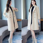 Imitation Mink Velvet Coat Women Mid-length Coat Winter Fashion Korean Thick Slim Woolen Coat