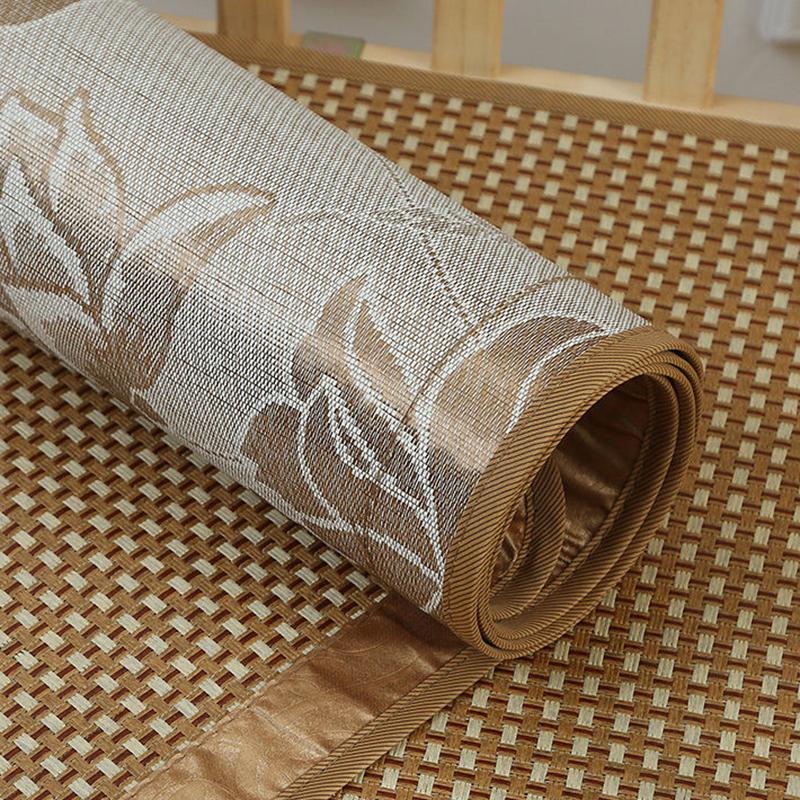 Double-sided Ice Silk Mat Sofa Cushion Rattan Mat Summer Bamboo Mat Student Car Seat Double-sided Mat Mat