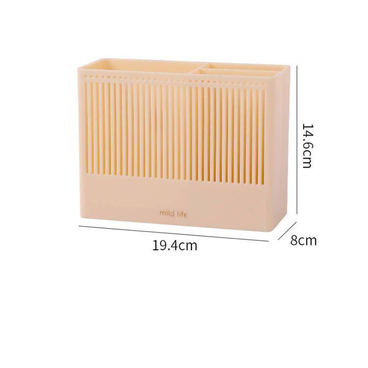 Chopstick Holder Wall-mounted Non-perforated Household Kitchen Drain Chopstick Bucket Chopstick Basket Chopstick Cage Tableware Storage Box