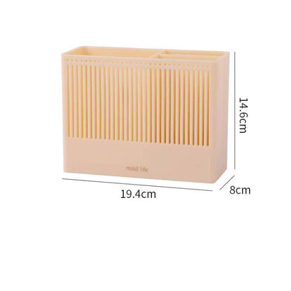 Chopstick Holder Wall-mounted Non-perforated Household Kitchen Drain Chopstick Bucket Chopstick Basket Chopstick Cage Tableware Storage Box