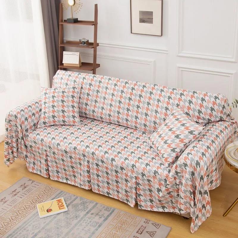 SofaSofa Cushion Four Seasons Universal Non-slip Sofa Cover Cover All-inclusive Universal Cover A Set of Nordic Simple Cushion Cover Cloth Towel