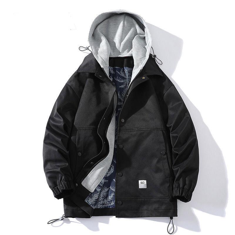 Autumn and Winter Hooded Jacket Men's Handsome and Loose Trend Men's Casual Youth Jacket
