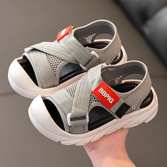 Summer Children's Sandals Men's Soft Bottom Non-slip Girls Boys Children's Baby Little Princess Beach Shoes