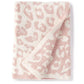 Woolen Blankets Children's Knitted Leopard Blankets Plus Fleece Throw Blankets for Kids Adult