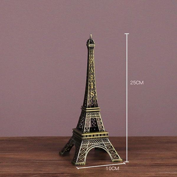 Landmark Building Model Paris Eiffel Tower Crafts Living Room Wine Cabinet Decorations Office Desktop Ornament
