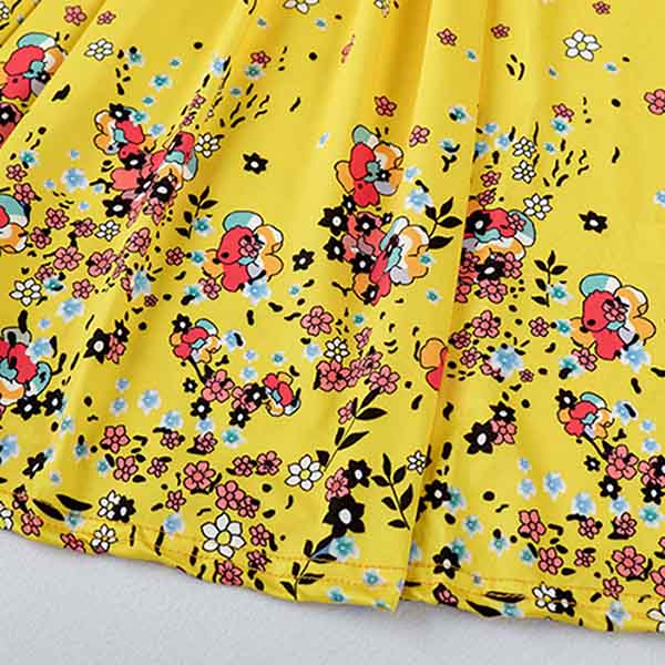 Sling Dress Summer Sleeveless Print Women's Dress Loose Fashion Floral Dress