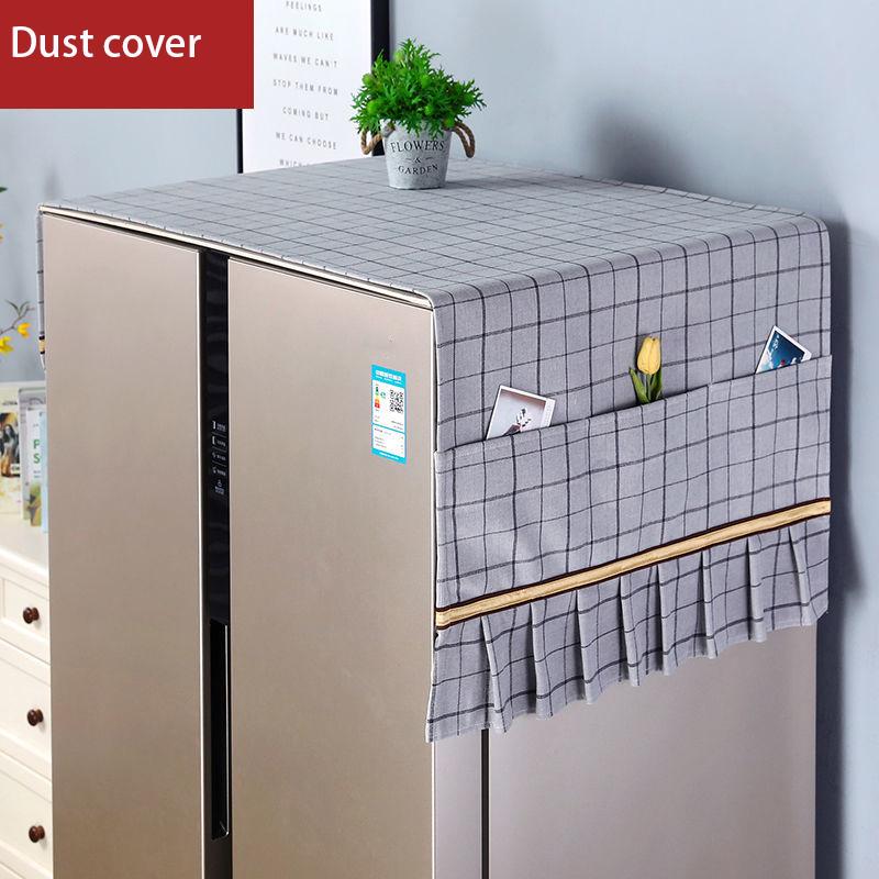 Refrigerator Insert Pocket Dustproof Cloth Cover Cloth Washing Machine Cover Towel Protective Cover Microwave Oven Cover Cloth