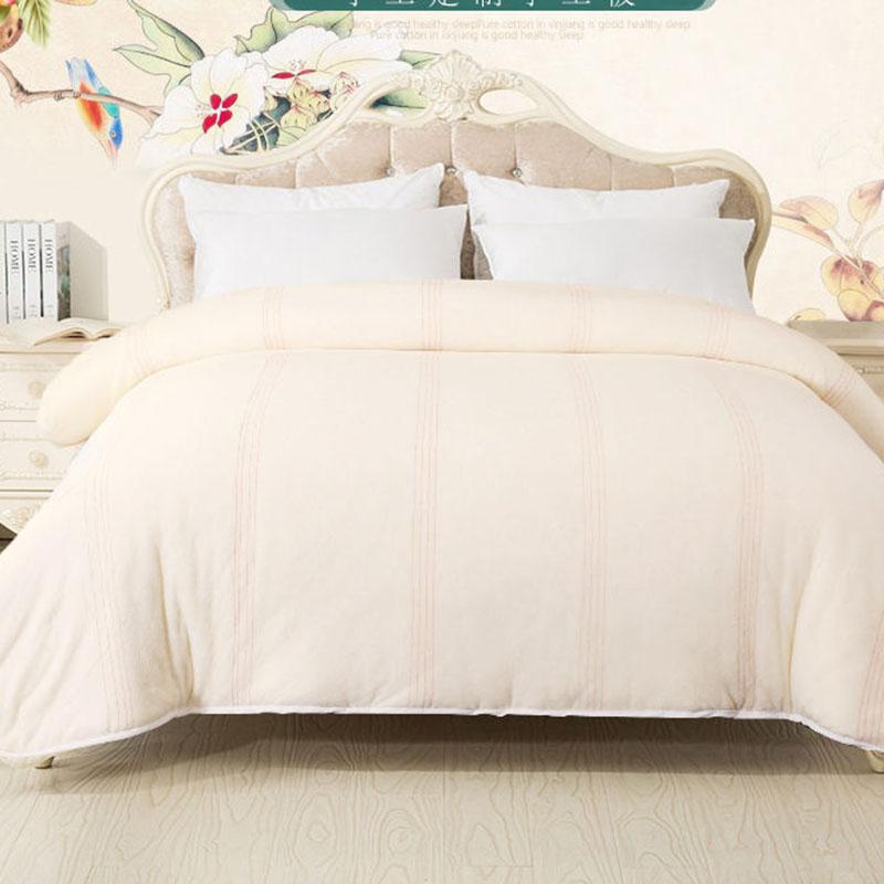 3/4/5Kg Handmade Quilt Winter Cotton Quilt Full Quilt Core Cotton Wadding Mattress Twin Queen King Size