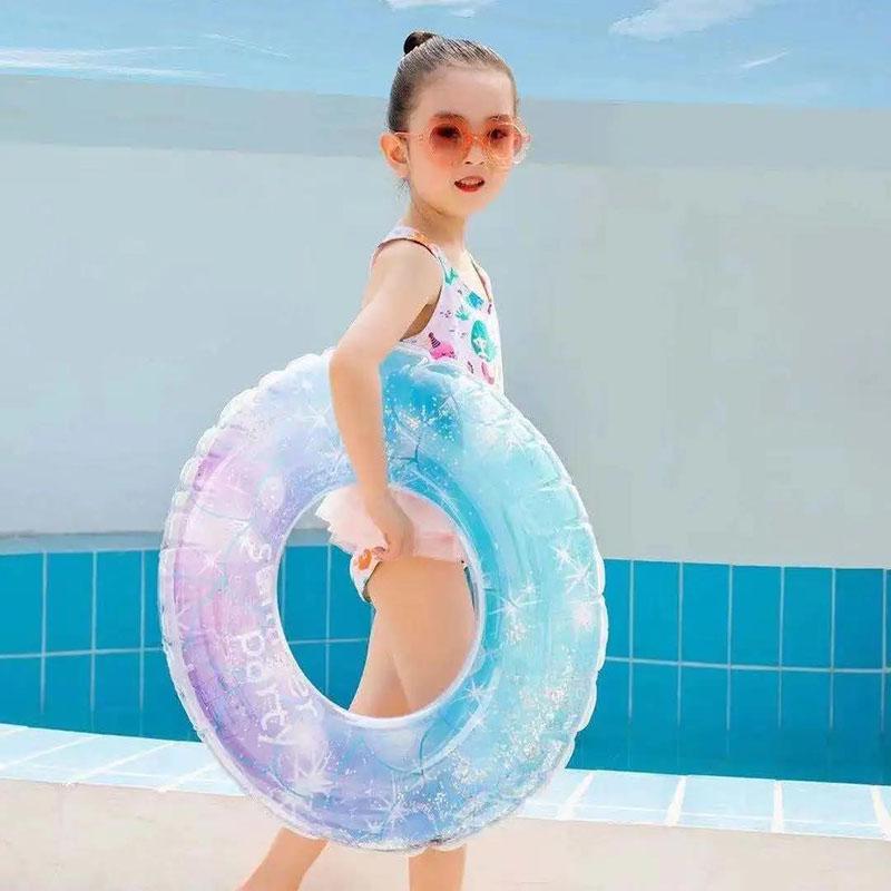 Children's Swimming Ring Thickened Adult Men and Women Inflatable Lifebuoy Infants and Young Children Armpit Ring Baby Adult Floating Ring