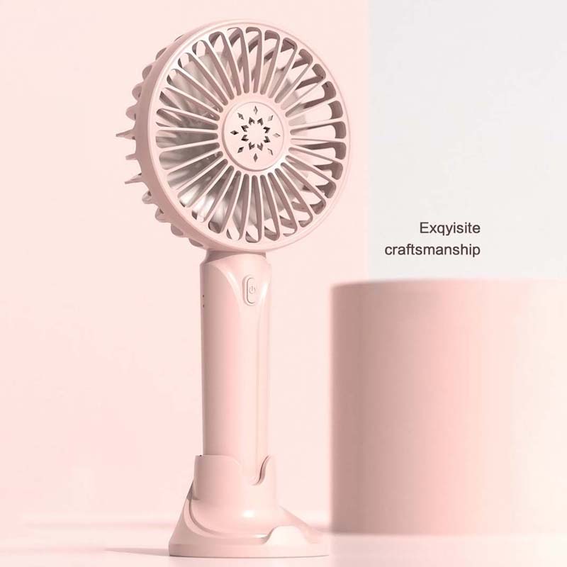 Handheld USB Fan Mini Rechargeable Portable Portable Desktop Ultra-quiet Fan