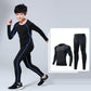 Boys Running Children Fitness Sets Gym Clothing Men Training Tights Jogging Sports Compression Wear