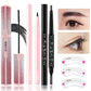 Mascara Mascara Waterproof Elasticity Thick Non-marking Curly Long Lasting Set Not Easy to Discolor