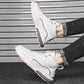 Men's Breathable Heighten Shoes Trendy High Top Men's Tennis Shoes Sports Basketball Board Shoes