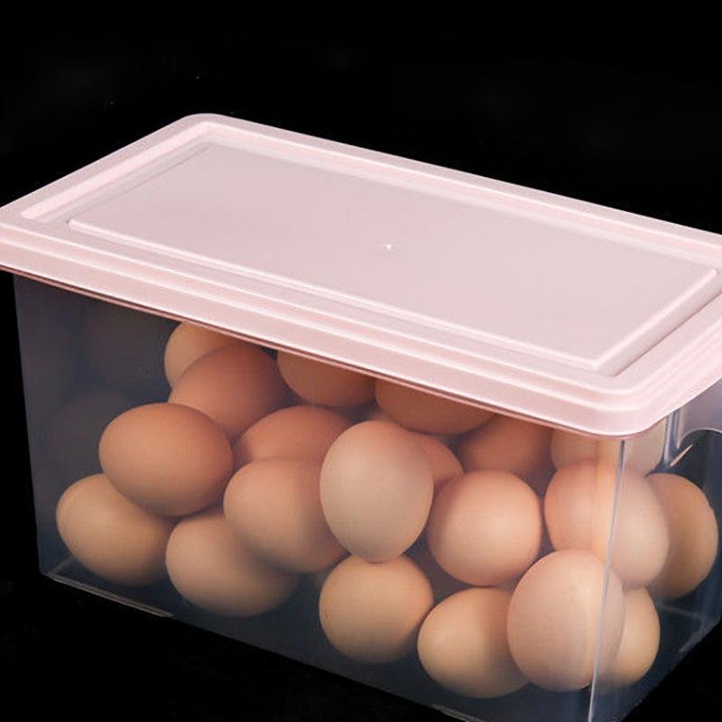 Refrigerator Storage Fresh-keeping Box Plastic Microwave Lunch  Sealed Box Portable Separated Bento Box