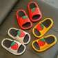 Children's Slippers Girls Cute Strawberry Non-slip Soft Bottom 3 Years Old Household Children's Sandals Slippers Summer