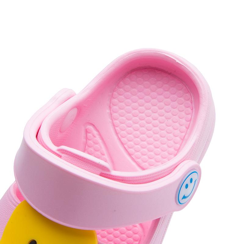 Children's Small Yellow Duck Garden Shoes Non-slip Cartoon Hole Shoes Evc Non-toxic Slippers