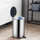 Trash Can Large Capacity Stainless Steel Foot-operated Household Kitchen Bedroom Light Luxury Style Net Red Bathroom with Lid Deodorant