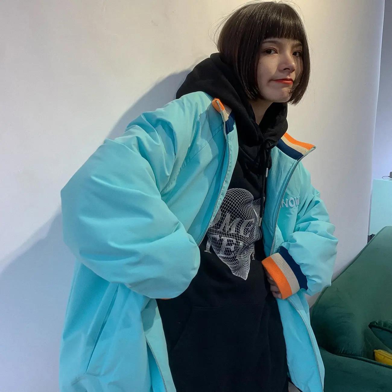 Winter Fried Street Thick Padded Jacket Women All-match Korean Loose Student Padded Jacket Women