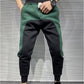 Men's Sports Pants Slim Fit All-Matched Small Foot Pants Splicing Casual Sweatpants Men