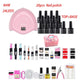 Nail Set UV LED Lamp Dryer With 30pcs Nail Gel Polish Kit Soak Off Manicure Tools Set Nail Art Tools