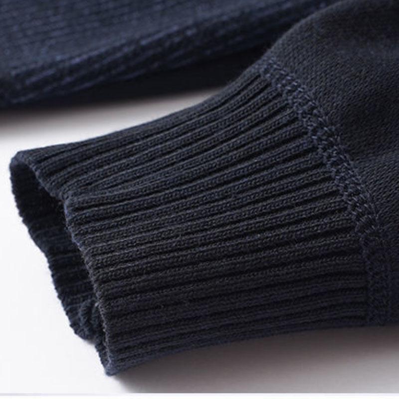 Sweater Men Plus Velvet Thick Winter Round Neck Sweater Middle-aged Men's Warm Bottoming Shirt