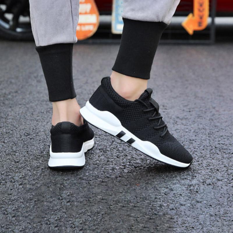 Men Shoes Lace-up Men Casual Shoes Lightweight Breathable Sneakers Men Running Shoes