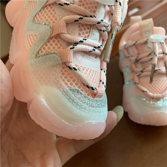 Children Luminous Shoes Boys Girls LED Sport Running Shoes Baby Lights Fashion Sneakers Toddler Kids with Light Sneakers
